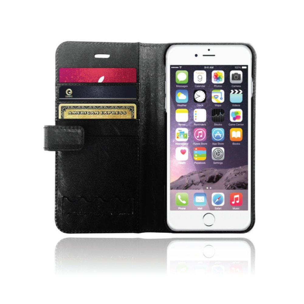 Leather Wallet Case for iPhone